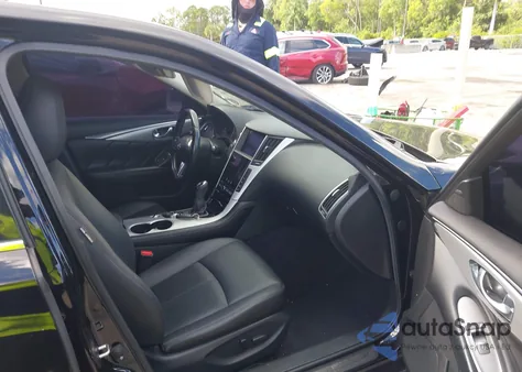 2021 Infiniti Q50 Luxe z USA, uszkodzony, nr VIN JN1EV7BPXMM700359